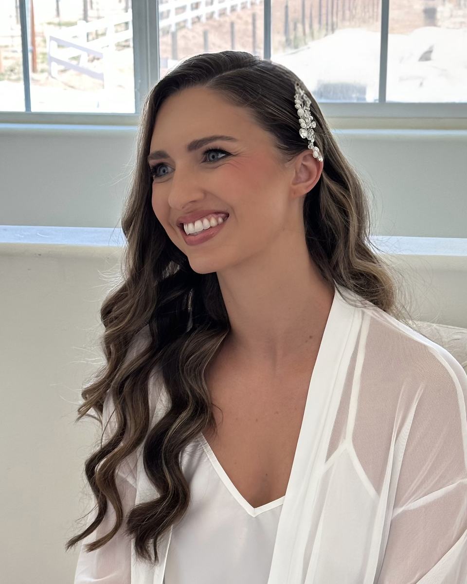 Bridal hair in Dana Point by Blossom Beauty Team