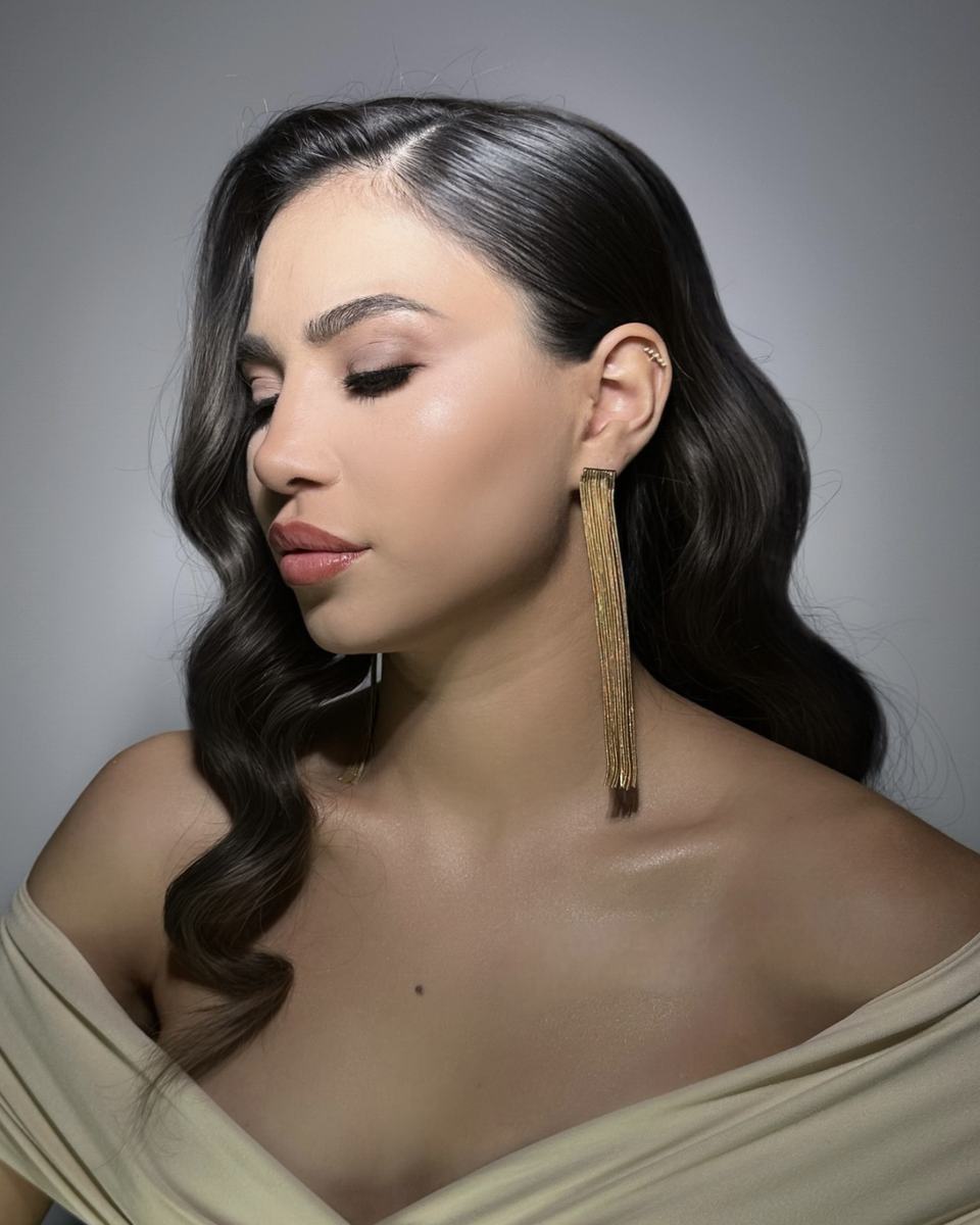 Bridal hair in Beverly Hills by Blossom Beauty Team