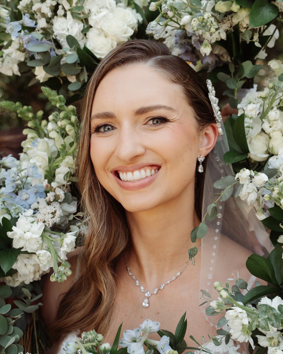 Bridal makeup in Huntington Beach by Blossom Beauty Team