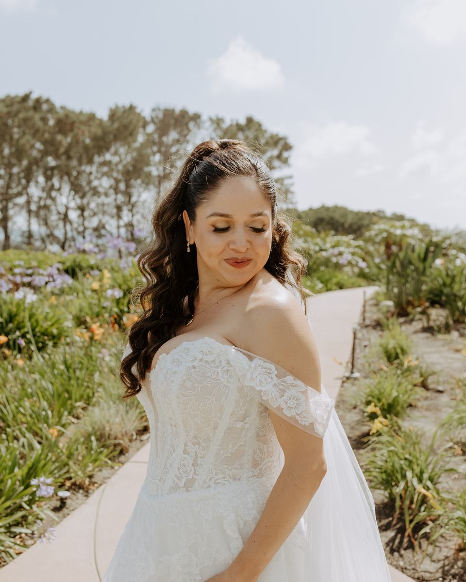 Bridal hair in Huntington Beach by Blossom Beauty Team